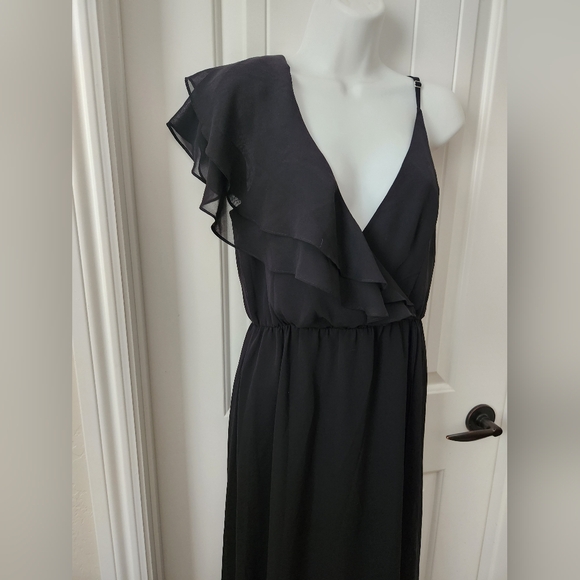 Ali & Jay Women One Sleeve Midi Dress Black/Cloud Lined Medium PROM | EVENT - Picture 11 of 11